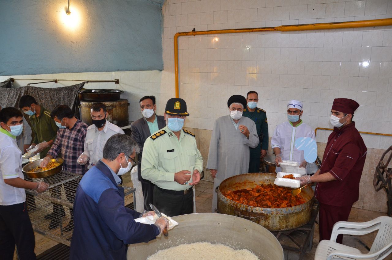 مشارکت جهادی پلیس نیشابور در پویش بزرگ اطعام مهدوی