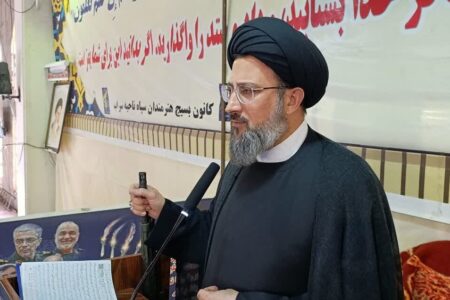 تأکید امام جمعه سراب بر نقشه راه رهبری و نمایش قدرت مقاومت